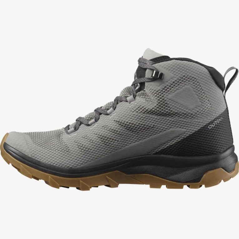 Botas Caminhada Salomon Outline Mid GTX Masculino Cinzentas | PT E25176